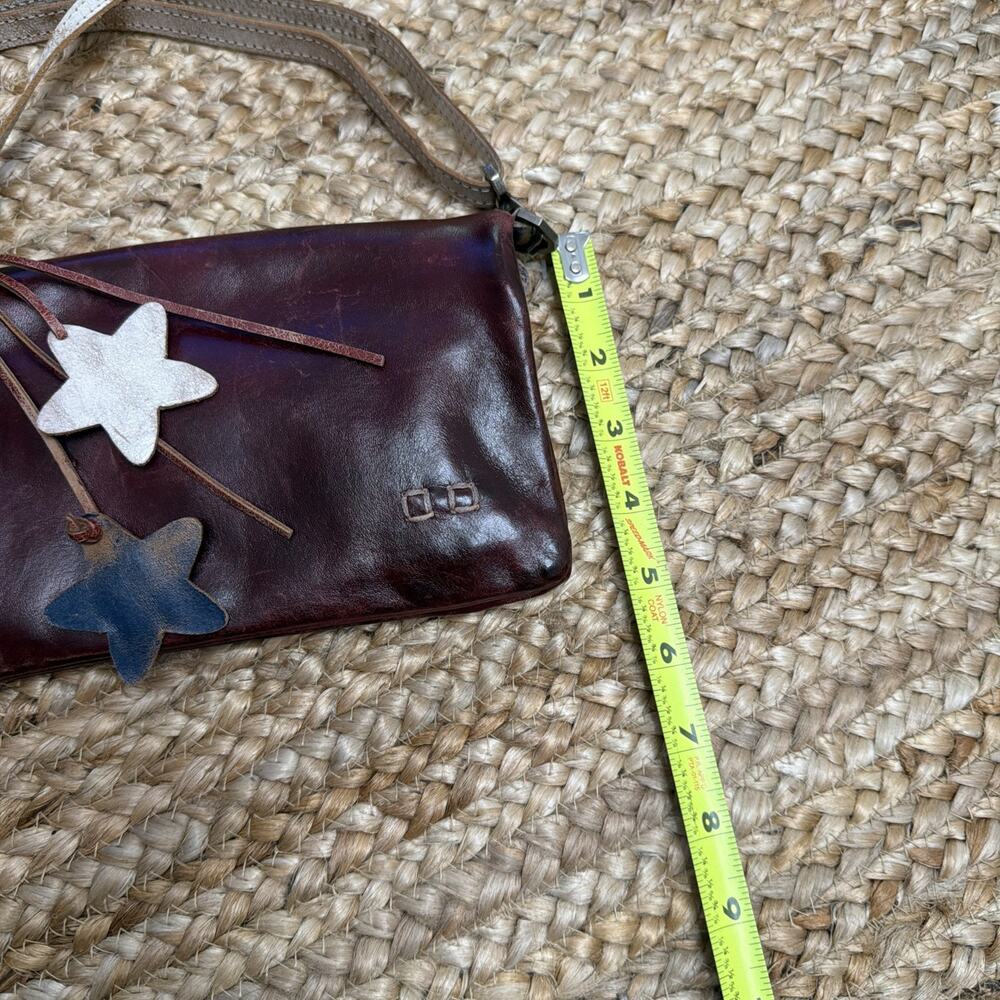 BED STU Cadence 3 In 1 Wallet- Clutch- Crossbag 100% Vegetable Tan Leather-NWOT - Picture 4 of 7